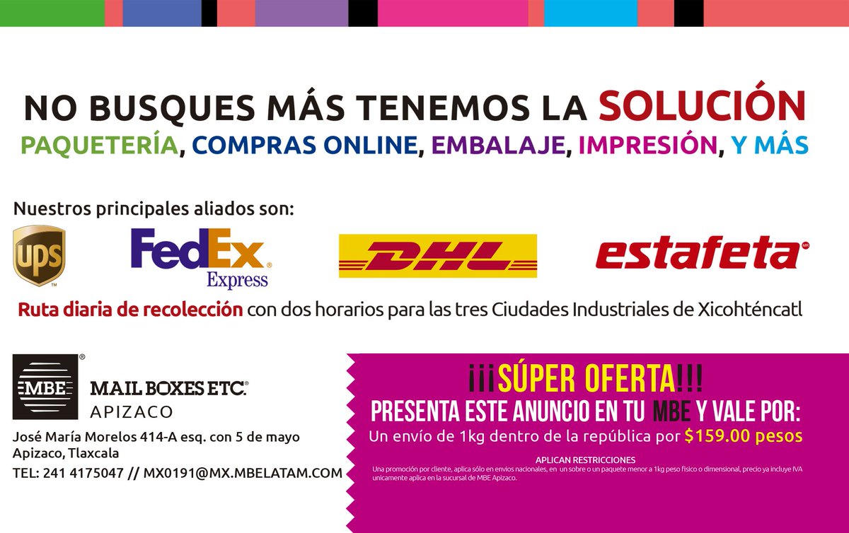 Env Os R Pidos Y Seguros En Reforma Agua Azul Con Estafeta Dhl Fedex